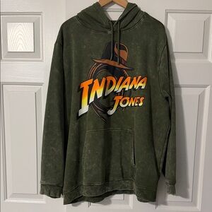 Disney Indiana Jones Olive Hoodie Sweater